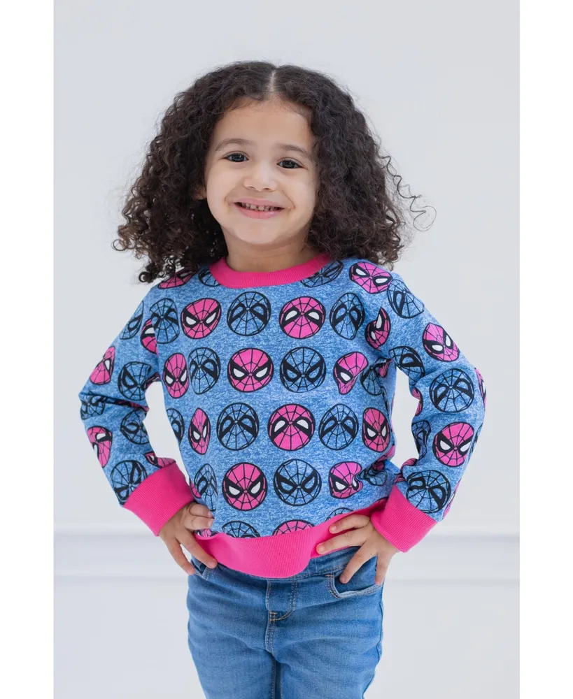Marvel Comics Spider-Man Girls Sweatshirt Toddler |Child