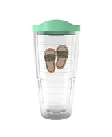 Tervis Sandy Slides Made in Usa Double Walled Insulated Tumbler Travel Cup Keeps Drinks Cold & Hot,23.83 oz, Green