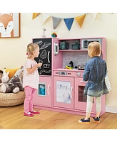 Kid's Pretend Play Kitchen Toddler set with Blackboard
