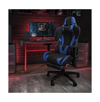 Z300 Gaming Racing Office Ergonomic Pc Chair With Reclining Back And Footrest
