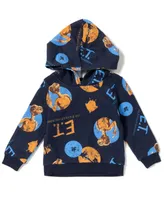 Et the Extra-Terrestrial Boys Toddler/child French Terry Pullover Hoodie and Pants Outfit Set Blue