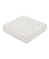 Classic Accessories Mont lake Fade safe Square Cushion Foam - White, 19 x 19 x 3 in.