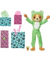 Barbie Cutie Reveal Costume-Themed Series Doll and Accessories with 10 Surprises, Puppy as Frog