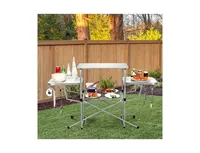 Foldable Outdoor Bbq Table Grilling Stand
