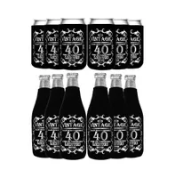 Celebrate 40 Years: 40th Birthday Decorations, Gifts, and Party Supplies for Men - Stylish Can Coolers for Memorable 40th Birthday Celebrations
