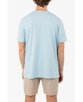 Hurley Men's Evd H2O-dri Box Lines Slub Short Sleeves T-shirt