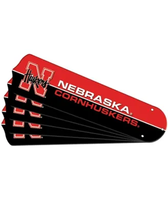 Ceiling Fan Designers New Ncaa Nebraska Cornhuskers 52 in. Ceiling Fan Blade Set