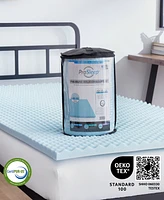 ProSleep Back to Campus 1.5" Convoluted Gel-Infused Memory Foam Mattress Topper, Twin Xl, Exclusively at Macy's