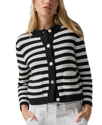 Sanctuary Women's Striped Sweater Jacket