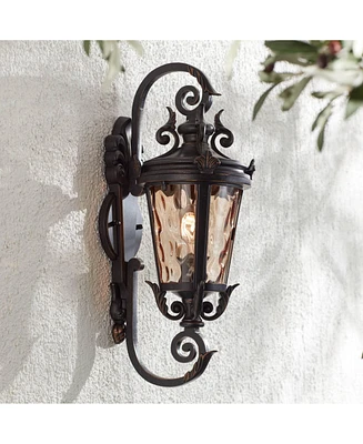 Casa Marseille European Vintage-like Outdoor Wall Light Bronze French Vintage-like Sconce Fixture Decor for Exterior House Porch Patio Outside Deck Ga