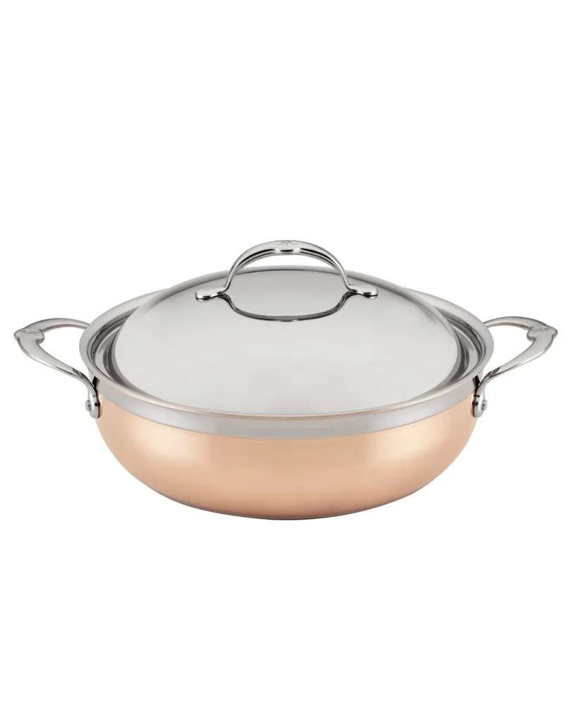 Hestan CopperBond Copper Induction 5-Quart Dutch Oven with Dome Lid