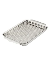 Hestan Provisions Oven Bond Try-ply Quarter Sheet Pan with Rack