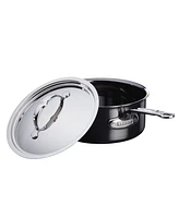 Hestan NanoBond Titanium Stainless Steel 3-Quart Covered Saucepan