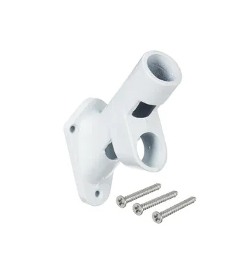 Evergreen Flag Multi-Purpose White Flag Bracket Flag Pole Hardware for The Home