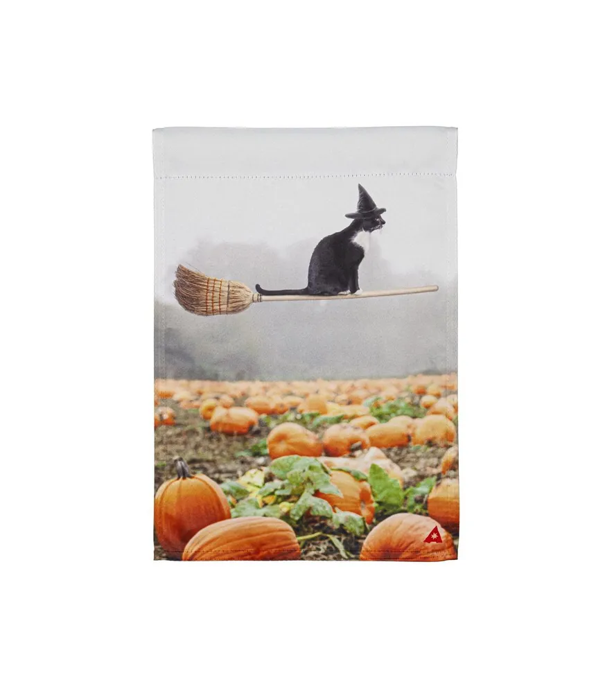 Flying Cat Garden Suede Flag