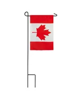 Evergreen Canada Garden Suede Flag