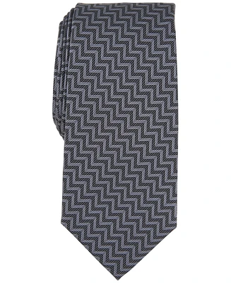 Alfani Men's Donovan Zig-Zag Tie, Created for Macy's