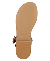 Mia Women's Peyton Round Toe Flat Sandals