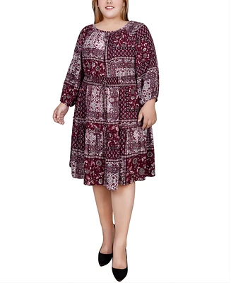 Ny Collection Plus Size Long Sleeve Dress