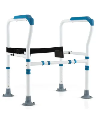 Sugift Toilet Safety Rail with Adjustable Height for Elderly