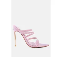 New Affair Croc Strappy High Heel Sandals