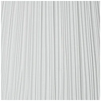 Springcrest 6 1/2" Top x 15" Bottom x 10 1/2" High x 11" Slant Lamp Shade Replacement Medium White Empire Mushroom Round Traditional Linen Pleated Spi