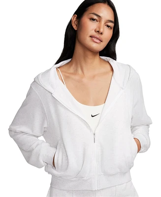 Nike Women's Sportswear Chill Terry Loose-Fit Full-Zip French-Terry Hoodie