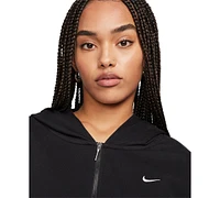 Nike Women's Sportswear Chill Terry Loose-Fit Full-Zip French-Terry Hoodie