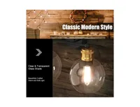 Modern 3-light Bubbled Glass Vanity Light