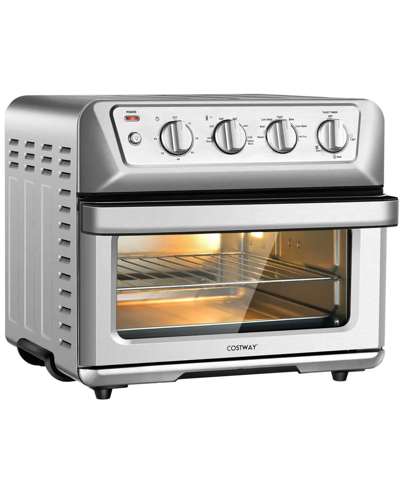 21.5 Quart 1800W Air Fryer Toaster Countertop Convection Oven with Recipe