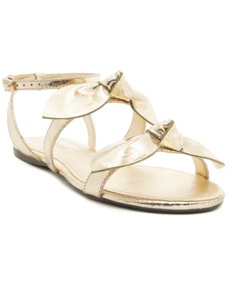 Arezzo Women's Adalyn Bows Flat Sandals