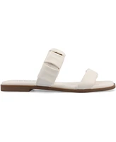 Journee Collection Women's Pegie Slip On Flat Sandals