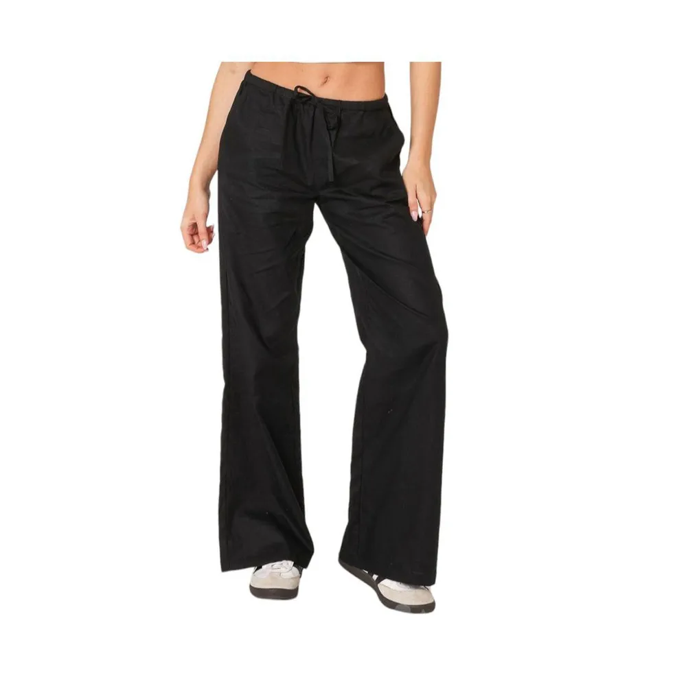 Women's Maison straight leg linen pants