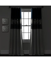 Lush Decor Night Sky 100% Lined Blackout Window Curtain Panel