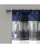 Lush Decor Night Sky Sequins Valance