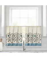 Royal Garden Kitchen Tier Window Curtain Panels