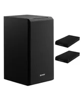 Sony SSCS5 3-Way 3-Driver Bookshelf Speaker System (Black) with Isolation Pads