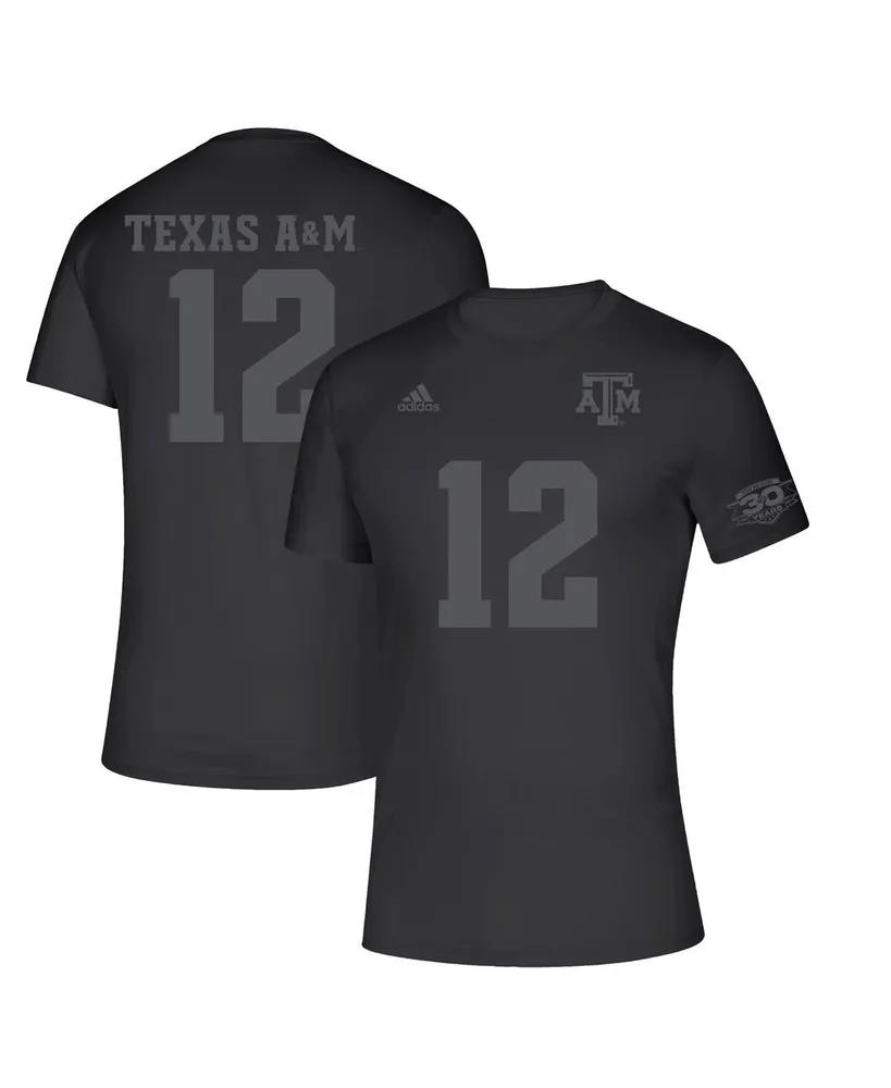 Men's and Women's adidas Black Texas A M Aggies Soccer 30th Anniversary T-shirt