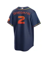 Men's Nike Alex Bregman Navy Houston Astros City Connect Replica Player Jersey