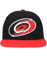 Men's Mitchell & Ness Black Carolina Hurricanes Core Team Ground 2.0 Snapback Hat