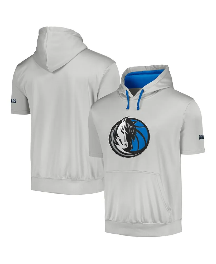 Men's Fanatics Silver Dallas Mavericks Big and Tall Logo Pullover Hoodie