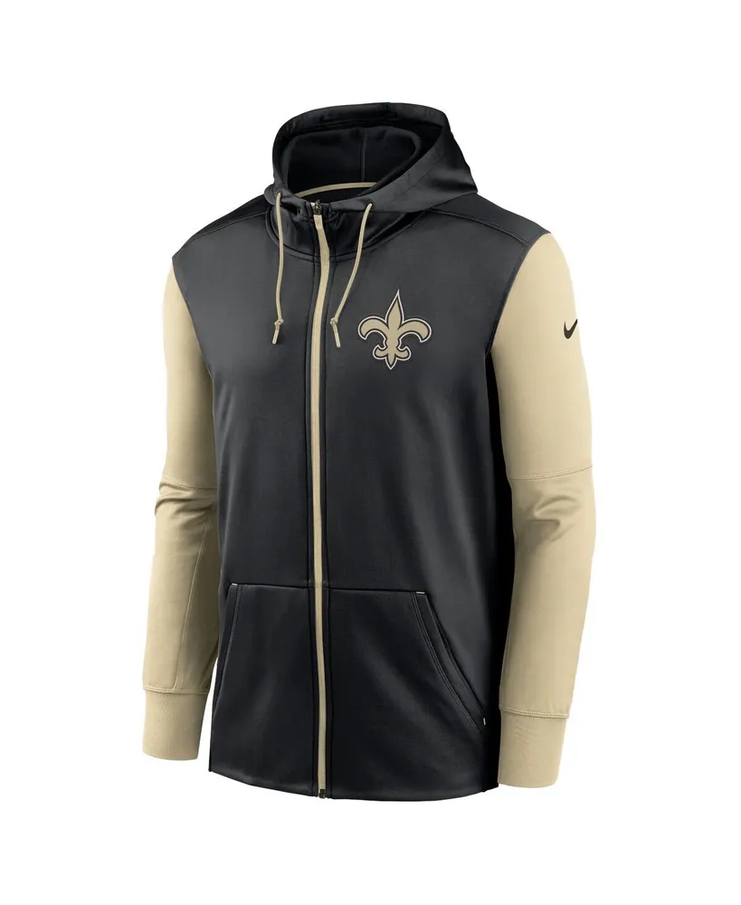Men's Nike Black New Orleans Saints Performance Full-Zip Hoodie