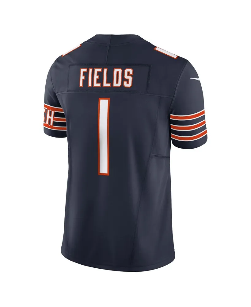 Men's Nike Justin Fields Navy Chicago Bears Vapor F.u.s.e. Limited Jersey