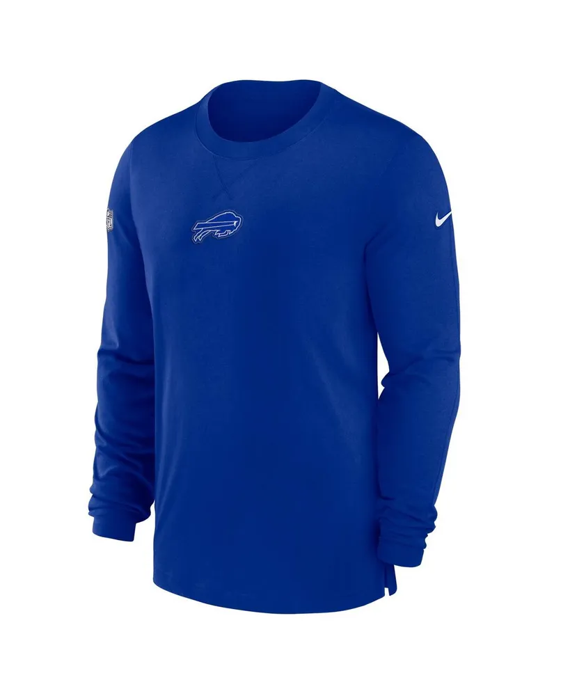 Men's Nike Royal Buffalo Bills 2023 Sideline Performance Long Sleeve T-shirt