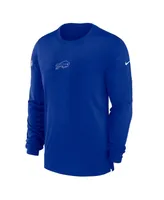 Men's Nike Royal Buffalo Bills 2023 Sideline Performance Long Sleeve T-shirt