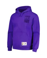 Men's Mitchell & Ness Purple Phoenix Suns Hardwood Classics Tonal Pullover Hoodie