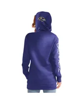 Women's G-iii 4Her by Carl Banks Purple Baltimore Ravens Extra Inning Pullover Hoodie