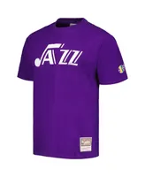 Men's Mitchell & Ness Purple Utah Jazz Hardwood Classics Nights Premium T-shirt