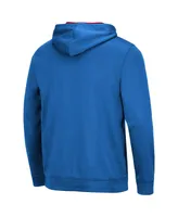 Men's Colosseum Powder Blue Ole Miss Rebels Resistance Pullover Hoodie