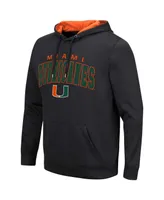 Men's Colosseum Miami Hurricanes Resistance Pullover Hoodie